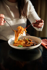 Fresh and delicious hot with meat