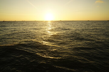 sky, landscape, cloud, beautiful, butterfly, nature, ocean, sunrise on the sea, travel, ocean waves, yellow, vast, water waves, sun, sunrise, morning, sea, sunset,