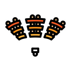 Lecture Hall Vector Filled Icon Design