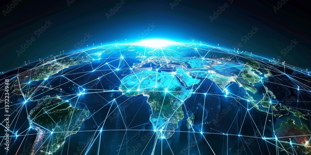 Poster Navigate the global network of information exchange with advanced technology solutions