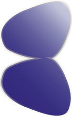 Elegant Purple Icon with White Borders – Modern Minimalist Symbol for Design & Branding