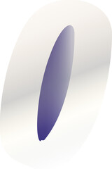 Fototapeta premium Elegant Purple Icon with White Borders – Modern Minimalist Symbol for Design & Branding