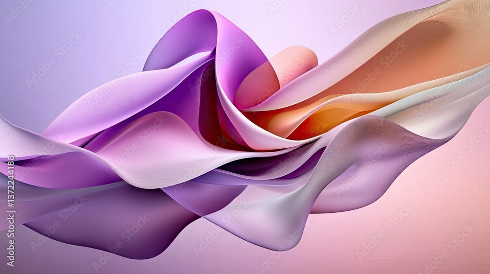 Poster deep violet to soft lavender gradient with a smooth abstract texture.