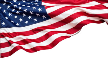 Fototapeta premium american flag on a white background (11)1