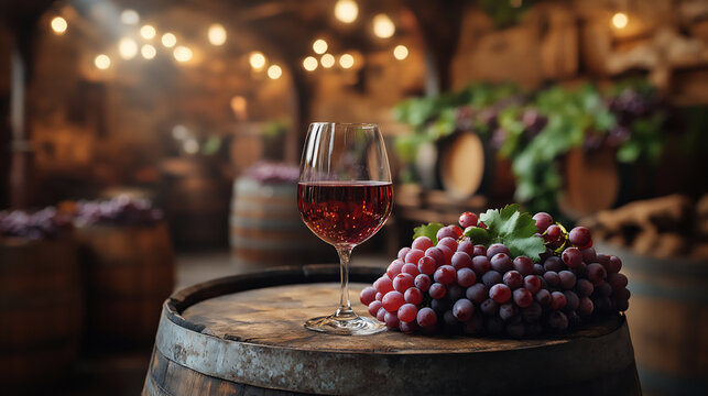 wine barrel, grapes, wine glass, wine-making tools, wine history,