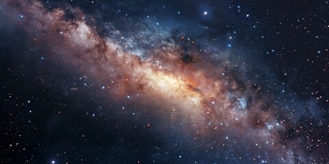 Obraz premium Journey to the farthest reaches of the cosmos with galaxies, vast collections of stars, gas, and dust bound together by gravity