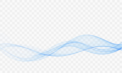 Wavy blue lines, abstract wave flow.