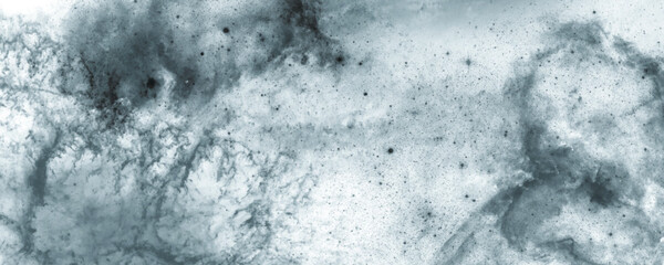 Modern Cosmic Art with Vibrant Blue Nebula, Fluid Swirl, and Soft Texture

