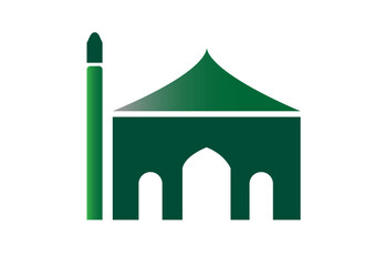 A colorful mosque vector