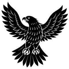 Obraz premium vector illustration of an eagle