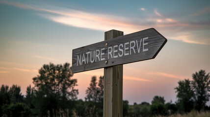 Wooden Arrow Signpost Against Gradient Sky, Symbolizing Direction and Simplicity