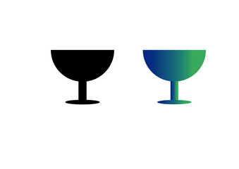 Set of vines cup vector