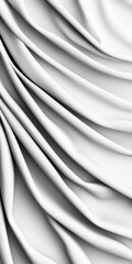Fototapeta premium Elegant white fabric with soft folds and textures