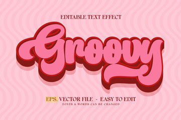 groovy text, editable text effect