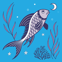 marine fish:Twilight Artwork