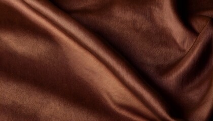 Soft brown fleece fabric flowing with plush texture