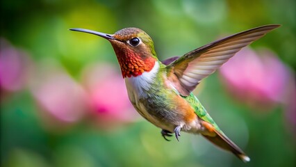 hummingbird in flight