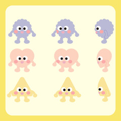 도형 캐릭터 턴어라운드 모음_02