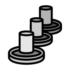 Sin Stoning Vector Filled Icon Design