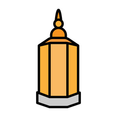 Muqam e Ibrahim Vector Filled Icon Design