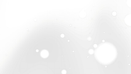 white gradient background features numerous bright blurry circles
