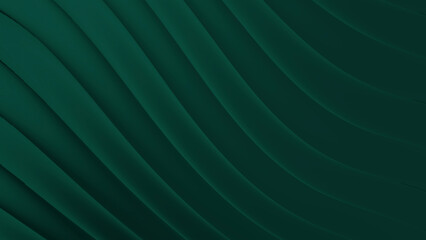 Elegant Dark Green Abstract Wavy Background for Modern Design