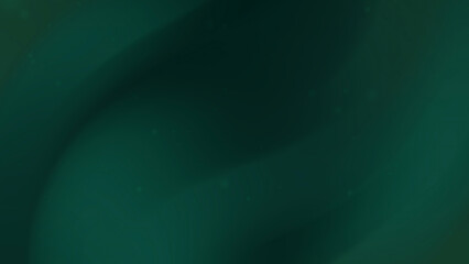 Elegant Dark Green Abstract Background with Smooth Flowing Shapes  