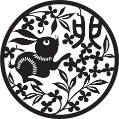 Obraz premium asian zodiac vector