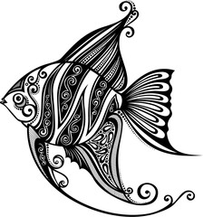 sea fish vector illustration