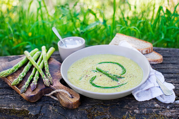 Asparagus soup