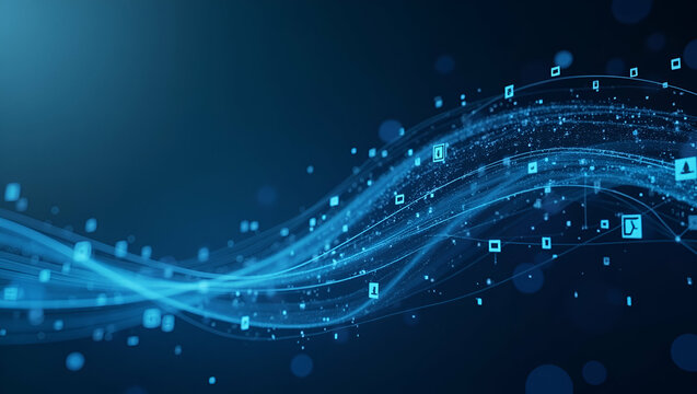 Minimalist wallpaper design featuring abstract digital icons and algorithmic curves representing AI optimized currency transfers emphasizing automated real time currency exchange secure advanced finte