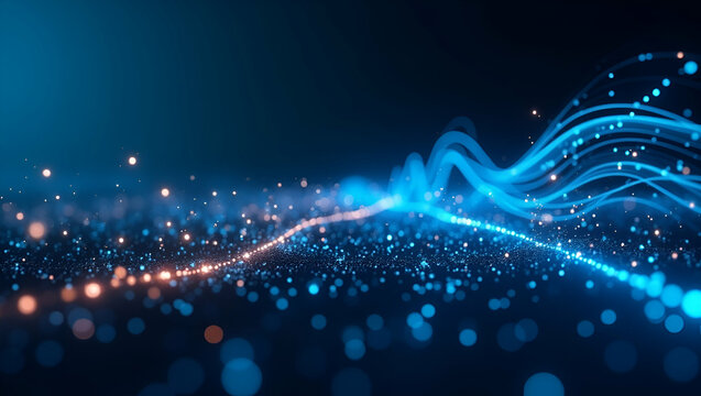 Modern wallpaper featuring sleek abstract designs and flowing digital lines symbolizing instant international payments the artwork emphasizes rapid cross border financial transactions and secure digit