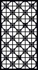 Fototapeta premium decorative vector panel laser cut