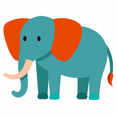 Fototapeta premium Elephant vector illustration 
