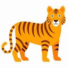 Obraz premium Tiger vector illustration 