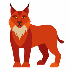 Obraz premium Lynx vector illustration 