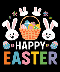 Happy Easter Funny Rabbit Egg