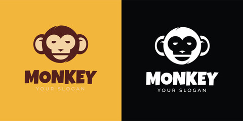 animal logo template design element with modern concept.