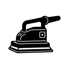 Electric sander silhouette illustration.