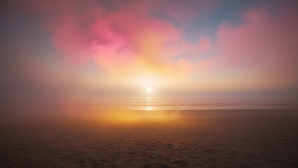 Naklejka premium sunset over the sea