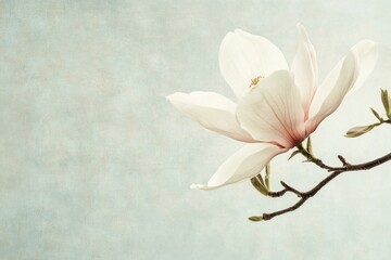 Obraz premium A beautiful spa collage featuring the delicate and elegant magnolia flower.