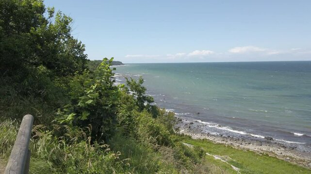 View of coast near Kap Arkona, Germany