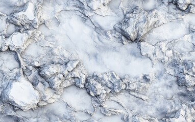 Fototapeta premium realistic icy texture, top view, seamless, clean 