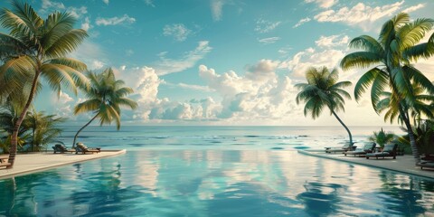 Escape to paradise: dynamic imagery of tranquil holiday getaways