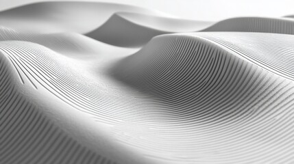 Abstract Gray Wave Texture Background