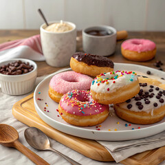 donuts with icing sugar