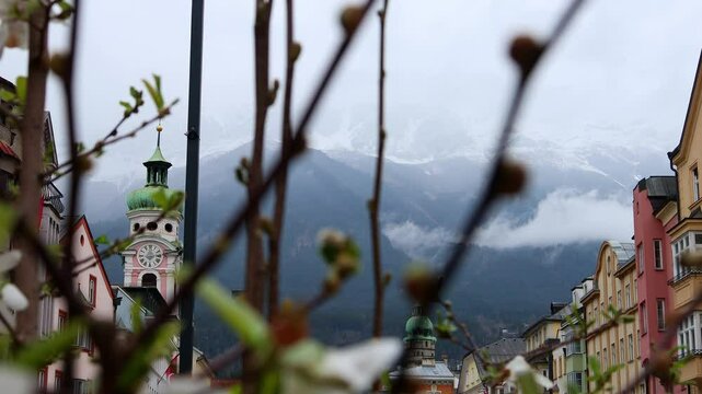 the historic city of innsbruck austria 4k 25fps video