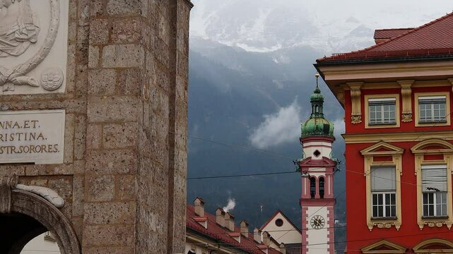 the historic city of innsbruck austria 4k 25fps video