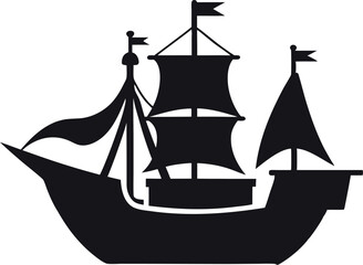 ship silhouette vector