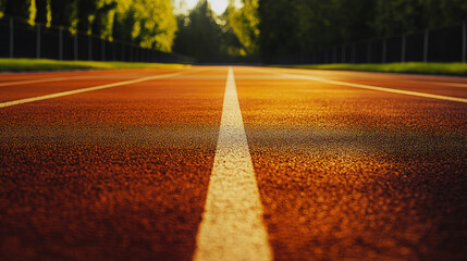 Running track athletic field sport surface red asphalt texture design